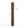 ISL14350CP - Square Contemporary Charleston Kitchen Island Leg