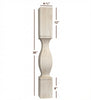 ISL16475CP  Massive Square Vanderbilt Kitchen Island Leg