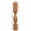 ISL16475CP  Massive Square Vanderbilt Kitchen Island Leg