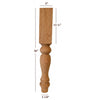 ISL18500P  Massive Empire Farm Kitchen Island Leg