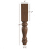ISL18500P  Massive Empire Farm Kitchen Island Leg