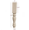 ISL18500P  Massive Empire Farm Kitchen Island Leg