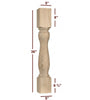 ISL20500P  Massive Santa Fe Kitchen Island Leg