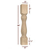 ISL20500P  Massive Santa Fe Kitchen Island Leg