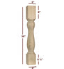ISL20500P  Massive Santa Fe Kitchen Island Leg