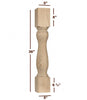 ISL20500P  Massive Santa Fe Kitchen Island Leg