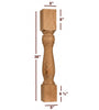 ISL20500P  Massive Santa Fe Kitchen Island Leg