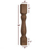 ISL20500P  Massive Santa Fe Kitchen Island Leg