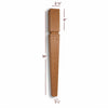 ISL22275-TP - Slender Tapered Square Mission Kitchen Island Leg