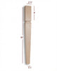 ISL22275-TP - Slender Tapered Square Mission Kitchen Island Leg