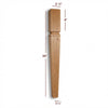 ISL22275-TP - Slender Tapered Square Mission Kitchen Island Leg