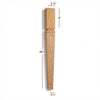 ISL22275-TP - Slender Tapered Square Mission Kitchen Island Leg