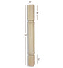 ISL22300-CC Small Chamfered Mission Kitchen Island Leg