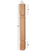 ISL22300-CC Small Chamfered Mission Kitchen Island Leg