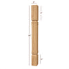 ISL22300-CC Small Chamfered Mission Kitchen Island Leg