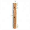 ISL22300-CP Small Mission Square Plain Kitchen Island Leg