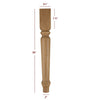 ISL2350P-SS - Harvest Plain Short Shank Island Leg