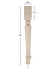 ISL2350P-SS - Harvest Plain Short Shank Island Leg