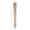 ISL2350P-SS - Harvest Plain Short Shank Island Leg