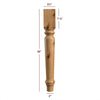 ISL2350P-SS - Harvest Plain Short Shank Island Leg