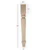 ISL2350P-SS - Harvest Plain Short Shank Island Leg