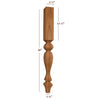 ISL28350CP - Ellis Contemporary Kitchen Island Leg
