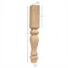 ISL28475CP  Massive Ellis Square Contemporary Kitchen Island Leg