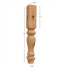 ISL28475CP  Massive Ellis Square Contemporary Kitchen Island Leg