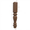 ISL28475CP  Massive Ellis Square Contemporary Kitchen Island Leg