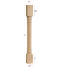 ISL30300P - Small Kimerick Round Plain Kitchen Island Leg