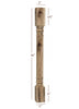 ISL30300P - Small Kimerick Round Plain Kitchen Island Leg