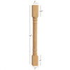 ISL30300P - Small Kimerick Round Plain Kitchen Island Leg