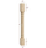 ISL30300P - Small Kimerick Round Plain Kitchen Island Leg