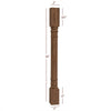 ISL30300P - Small Kimerick Round Plain Kitchen Island Leg
