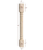 ISL30300P - Small Kimerick Round Plain Kitchen Island Leg