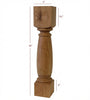 ISL32500P Massive Rochester Kitchen Island Leg