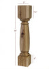 ISL32500P Massive Rochester Kitchen Island Leg