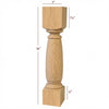 ISL32500P Massive Rochester Kitchen Island Leg
