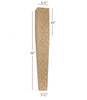 ISL3475-4ST  Massive Four Sided Tapered Cosmo Kitchen Island Leg