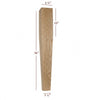 ISL3475-4ST  Massive Four Sided Tapered Cosmo Kitchen Island Leg