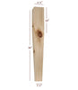 ISL3475-4ST  Massive Four Sided Tapered Cosmo Kitchen Island Leg