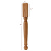 ISL36300P Small Roosevelt Plain Round Farm Kitchen Island Leg