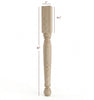 ISL36300P Small Roosevelt Plain Round Farm Kitchen Island Leg