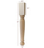 ISL36350P - Roosevelt Round Plain Kitchen Island Leg