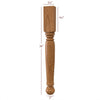 ISL36350P - Roosevelt Round Plain Kitchen Island Leg