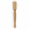 ISL36350P - Roosevelt Round Plain Kitchen Island Leg