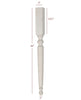 ISL4300P  Small Hamilton Round Plain Kitchen Island Leg