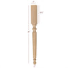 ISL4300P  Small Hamilton Round Plain Kitchen Island Leg