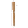 ISL4300P  Small Hamilton Round Plain Kitchen Island Leg