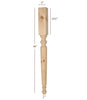 ISL4300P  Small Hamilton Round Plain Kitchen Island Leg
